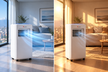 ¿Cuántos BTU necesito? Cómo elegir un aire acondicionado portátil según los m² de tu pieza