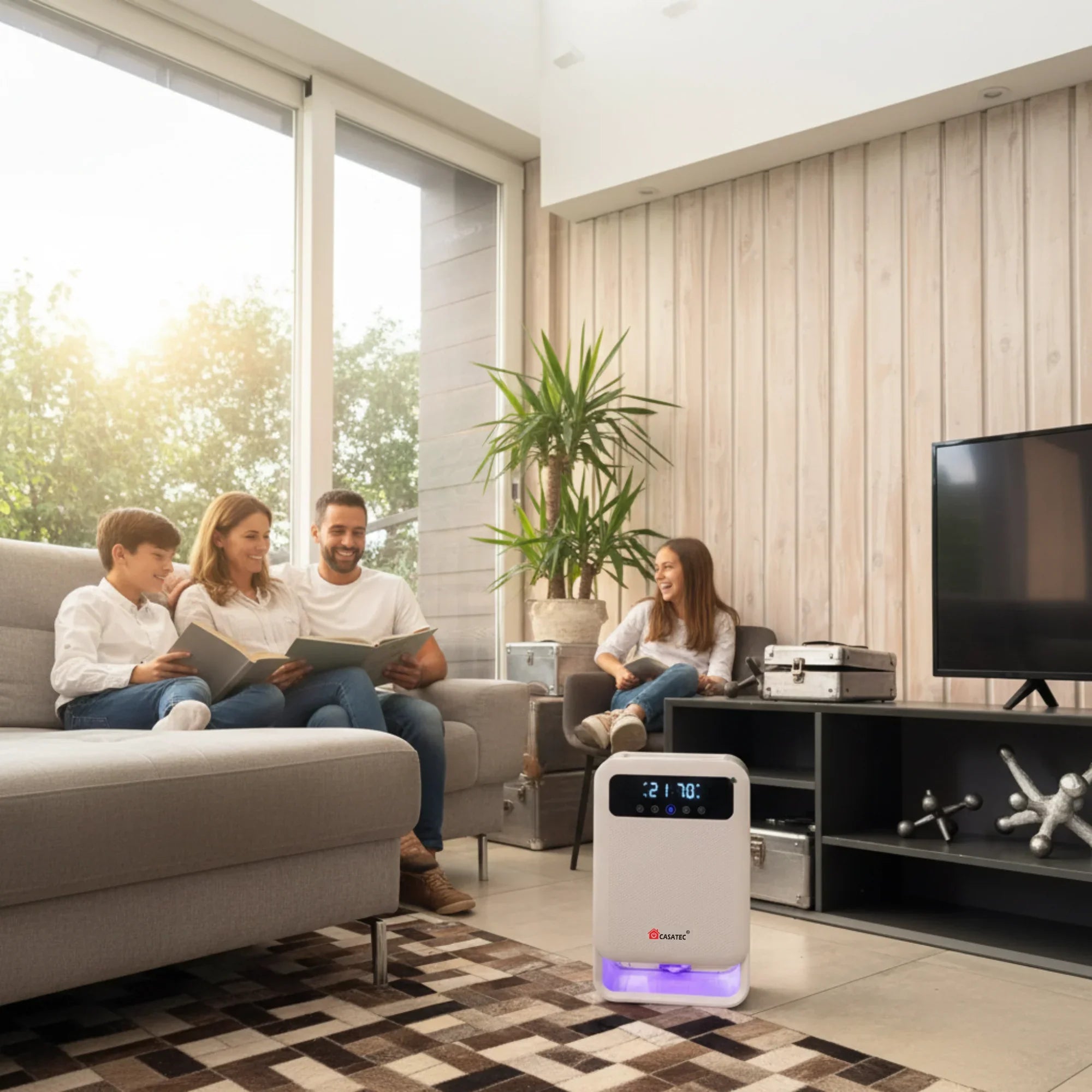 Deshumidificador Inteligente Casatec SmartDry Pro WiFi | Ionizador y 3.8 Litros