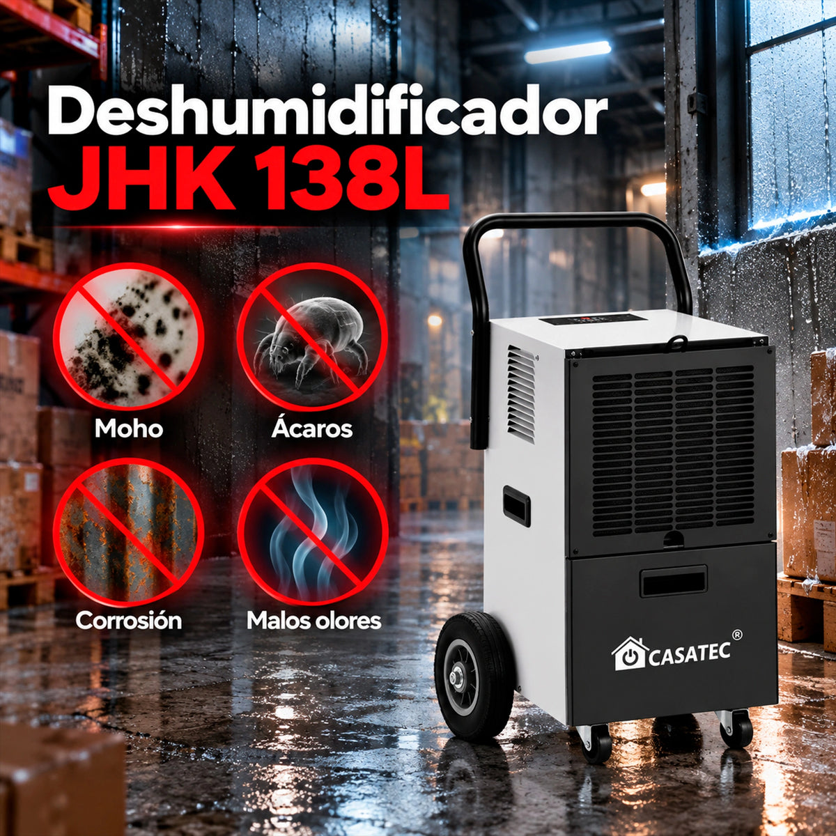 Deshumidificador Industrial JHK 70L