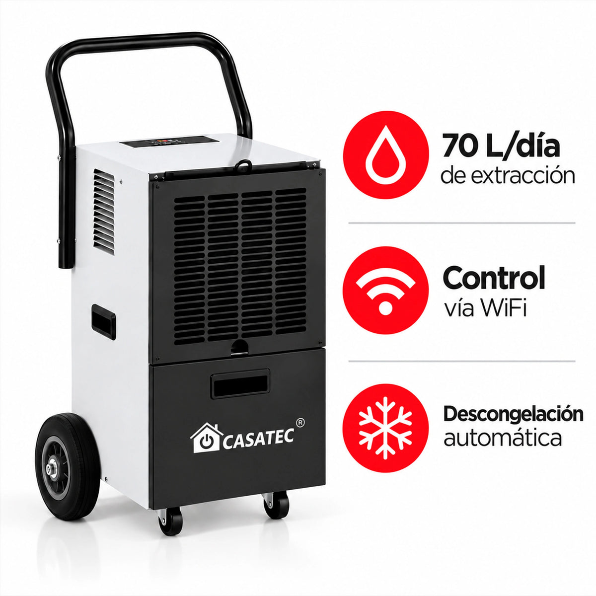 Deshumidificador Industrial JHK 70L