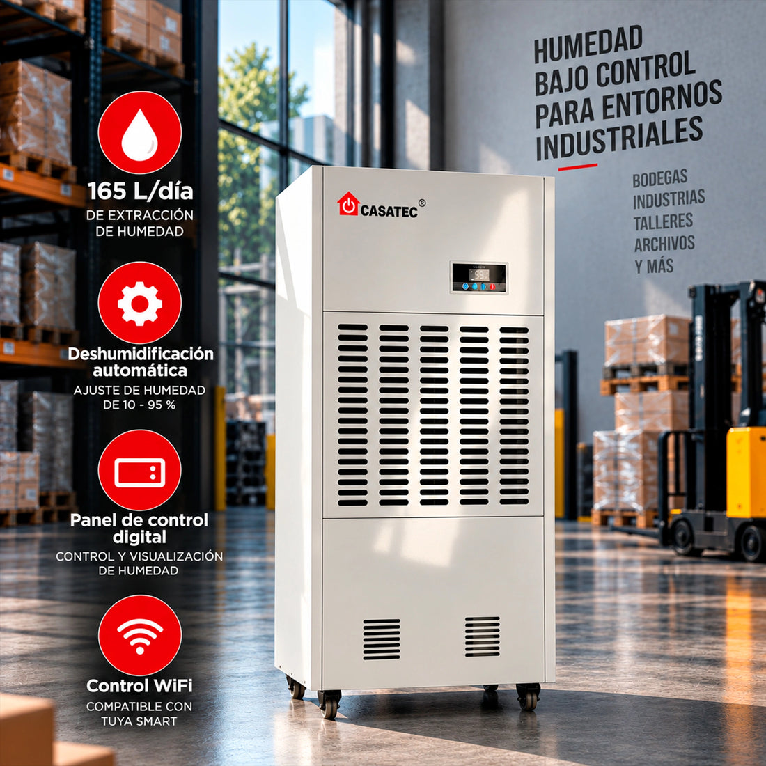 Deshumidificador Industrial RTF SERIES 165L