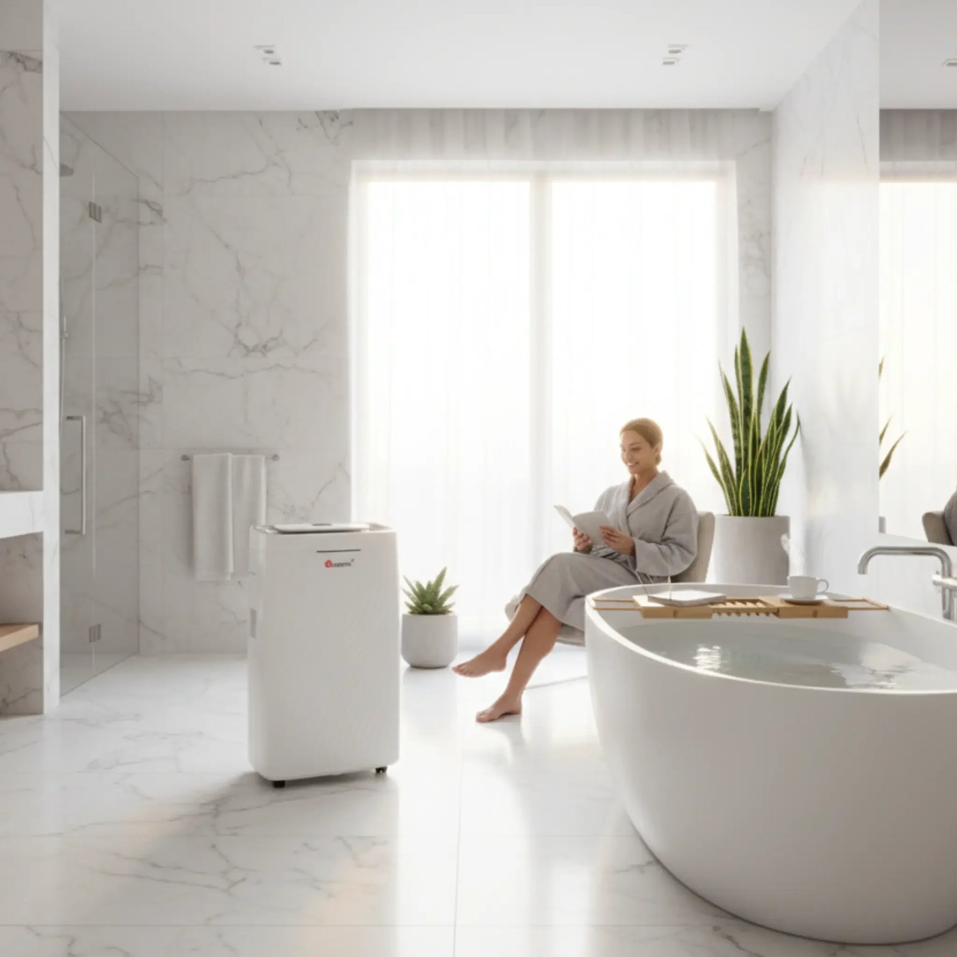 Deshumidificador DH-20 Pro WiFi con ionizador de aire y modo secado de ropa