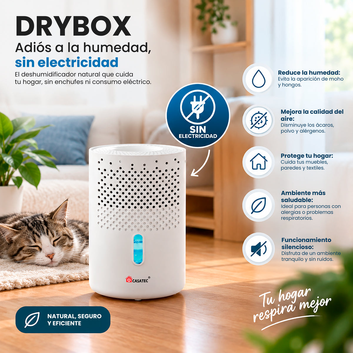 Deshumidificador Drybox Sin Electricidad
