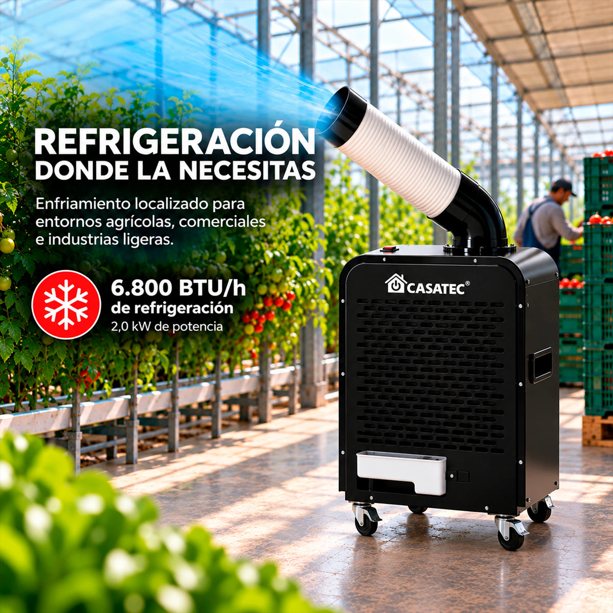 Enfriador Industrial Localizado Q1000
