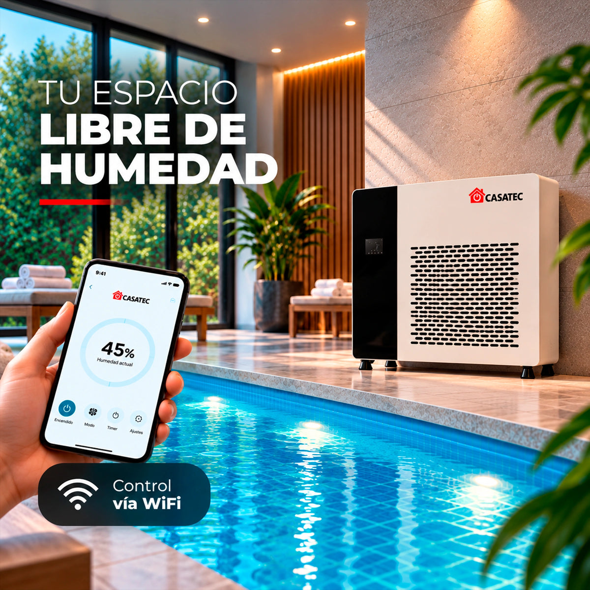 Deshumidificador de Piscina Hydrodry 100 Wifi