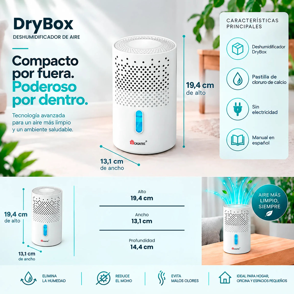 Deshumidificador Drybox Sin Electricidad