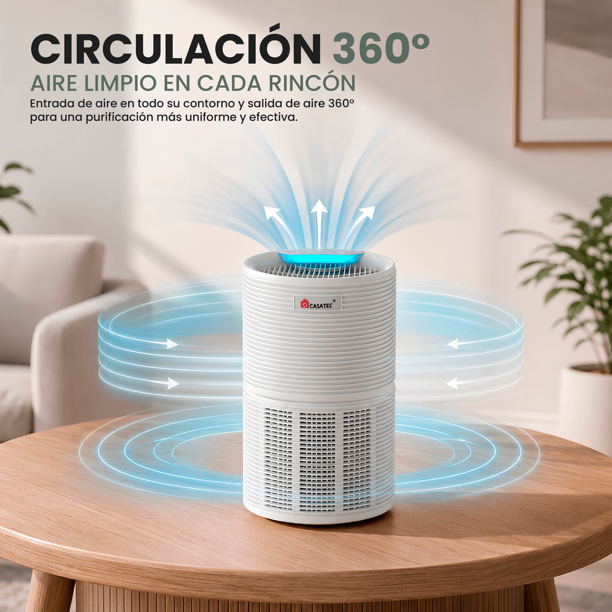 Purificador de Aire Zenit 250 HEPA 13 + Wifi