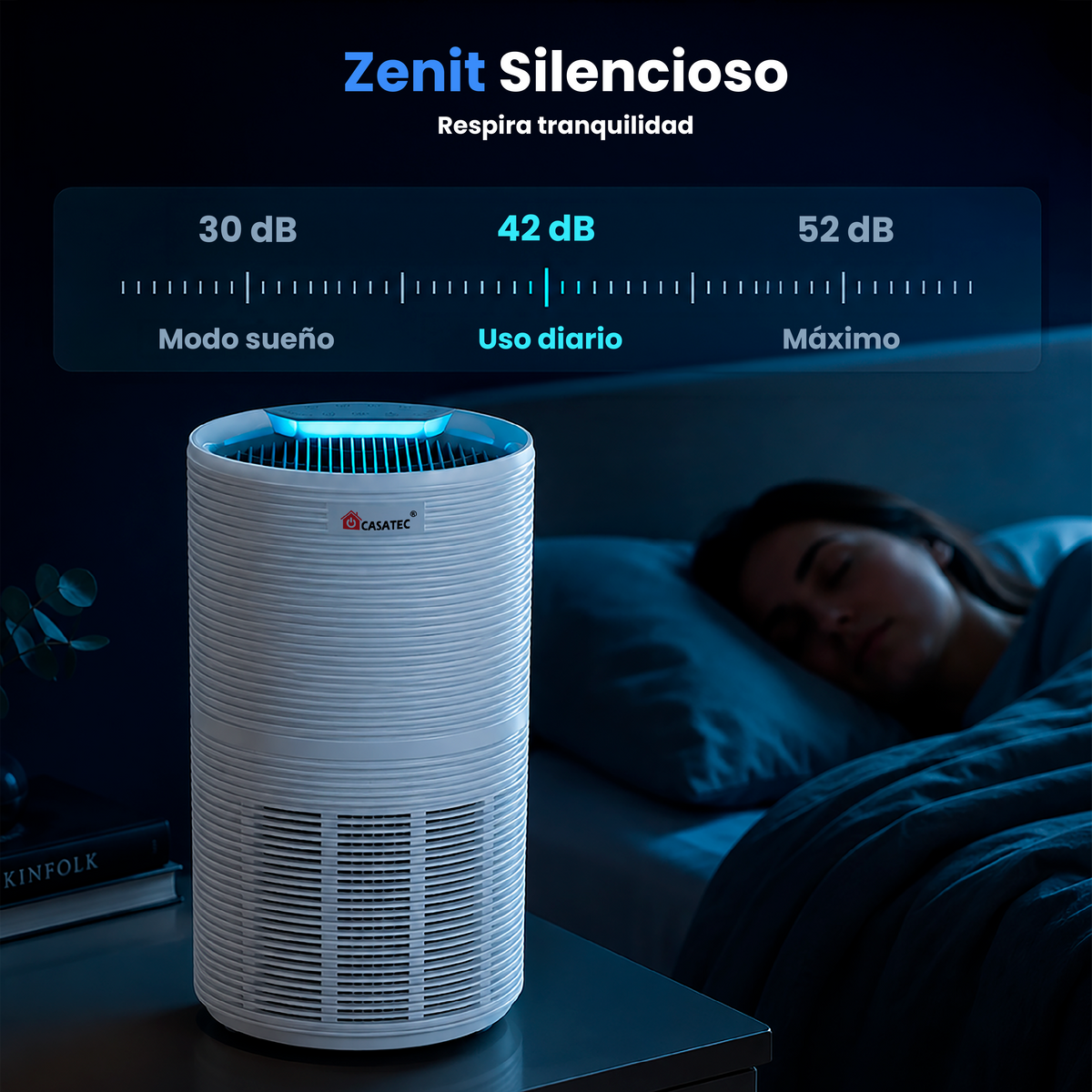 Purificador de Aire Zenit 250 HEPA 13 + Wifi