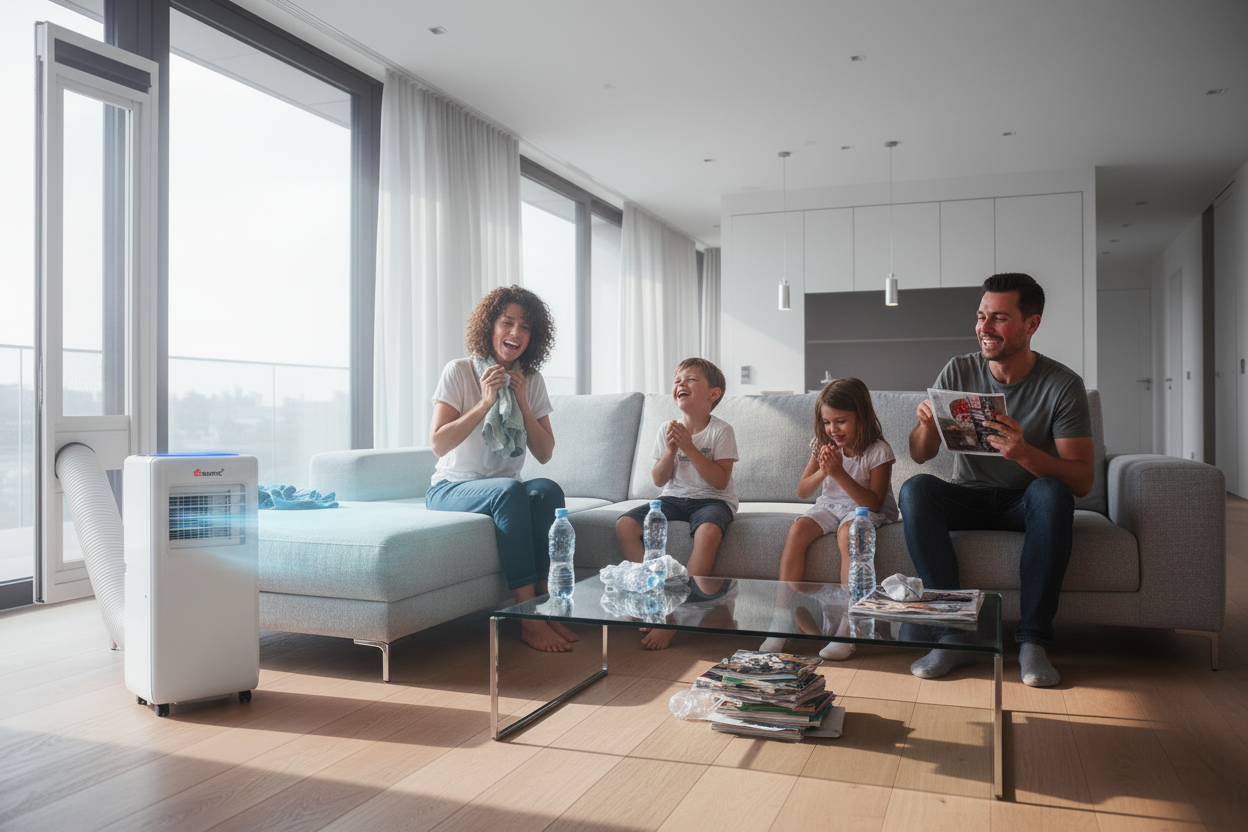 Family comfortable with Casatec air conditioner