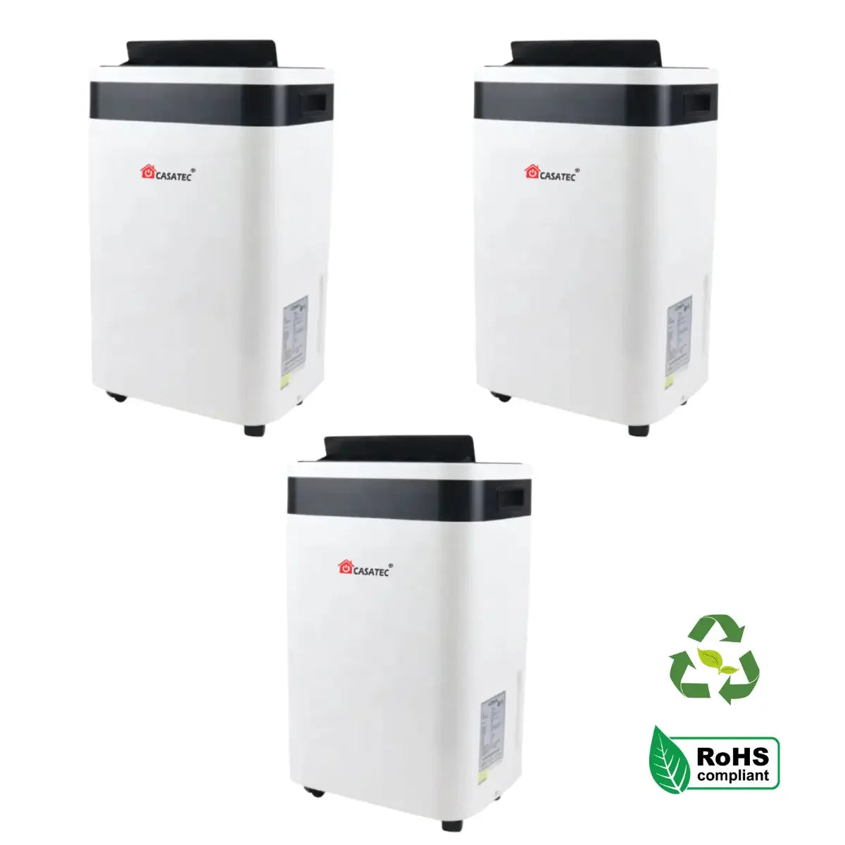 Pack Familiar Casatec GTD-250 Plus WiFi (3 Unidades) | Deshumidificador con Ionizador Inteligente Casatec Global, envíos internacionales.